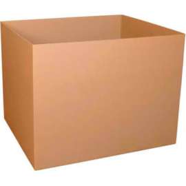Global Industrial Triple Wall Gaylord Bottom Cargo Containers, 48"L x 48"W x 36"H, Kraft