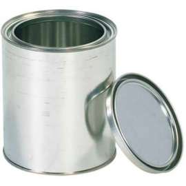 Global Industrial Paint Cans, 1 Qt., Silver, 36/Pack
