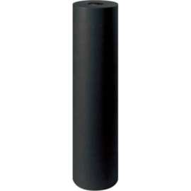 Global Industrial Colored Kraft Paper, 50 lbs., 48"W x 730'L, Black, 1 Roll