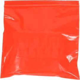 Global Industrial Reclosable Poly Bags, 9"W x 12"L, 2 Mil, Red, 1000/Pack