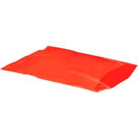 Global Industrial Flat Poly Bags, 4"W x 6"L, 2 Mil, Red, 1000/Pack