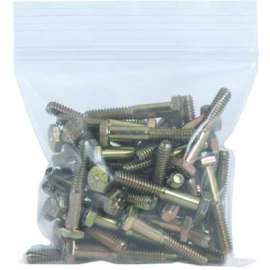 Global Industrial Reclosable Poly Bags, 6"W x 9"L, 8 Mil, Clear, 1000/Pack