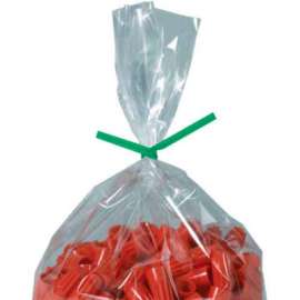 Global Industrial Paper Twist Ties, 12"L x 5/32"W, Green, 2000/Pack