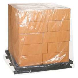 Global Industrial Pallet Covers, 48"W x 48"D x 84"H, 3 Mil, Clear, 50/Roll