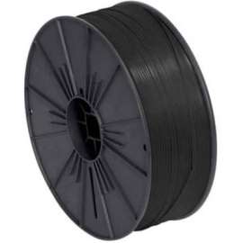 Global Industrial Plastic Twist Tie Spool, 7000'L x 5/32"W, Black