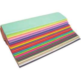 Global Industrial Gift Grade Tissue Paper, 20"W x 30"L, Popular Colors, 480 Sheets