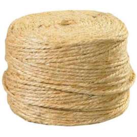 Global Industrial Sisal Twine, 3 Ply, 970'L, 460 Lbs. Tensile Strength, Natural