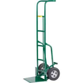 Little Giant 60" Tall Hand Truck with Foot Kick TF-370-10 - 10" Solid Rubber