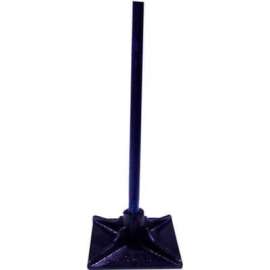 8" X 8" Dirt Tamper, Bolted Steel Handle