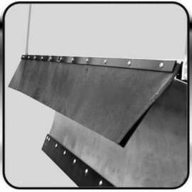 Snow Deflector, 102In, Rubber