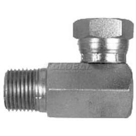 Fml Pipe Swivel To Male Pipe 90° Elbow, H9405x8x12, 1/2-14 Npsm Nut, 3/4-14 Male Npt-Min Qty 7