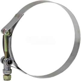 Hydrastar T-Bolt Clamp, Hc600, 6" Nominal Dia, 5.78 Min Dia, 6.09" Max Dia - Min Qty 10