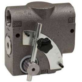 Buyers Side Ported Adjustable Flow Control Valve, HFDL075SAE, #12 SAE Ports, 0-30 GPM