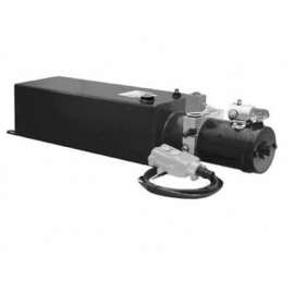 Buyers Electric 3-Way Valve Power Unit, PU303LRS, 3 Gal Steel Reservoir, .375" NPTF Outlet