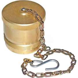 Buyers Wing Type Quick Detach Hydraulic Coupler, QDDP242, 1-1/2" NPT Coupler, Dust Cap W/Chain