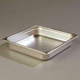 Carlisle 607232 - DuraPan Light Gauge Two-Thirds Size Pan, 13-7/8" x 12-3/4"