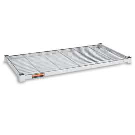 Zinc Shelf For Square-Post Open-Wire Shelving - 18"D - 72"