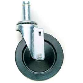 5489100 5 Rubber Caster-Black