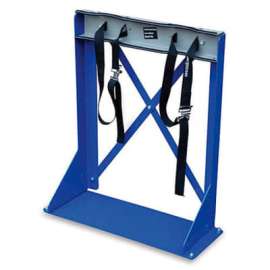 Global Industrial 2 Cylinder Capacity - Floor Mount Stationary Cylinder Holder