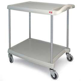 Metro Utility Cart w/2 Shelves, 300 lb. Capacity, 34-3/8"L x 23-7/16"W x 35-1/2"H, Gray