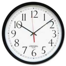 The Chicago Lighthouse Atomic Clock 16.5" Black