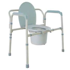 Heavy Duty Bariatric Folding Bedside Commode Seat