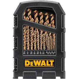 DeWALT DWA1269, Cobalt Pilot Point Drill Bit Set up to 1/2", 29 Piece Set