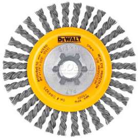 DeWalt DW49202B HP Stringer Wire Wheel 6" X 5/8-11" .020" Carbon Wire Carbon Steel