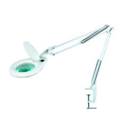 Eclipse 902-109 - Magnifier Workbench Lamp - White, with Bench Clamp