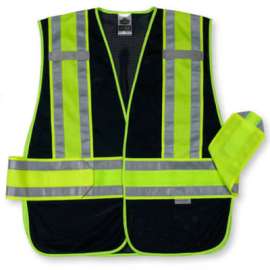 Ergodyne GloWear 8240HL Class 2 Two-Tone Expandable Vest, Navy, XL/2XL