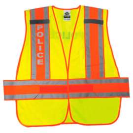 Ergodyne GloWear 8240HL Class 2 Two-Tone Expandable Vest, Lime, XL/2XL