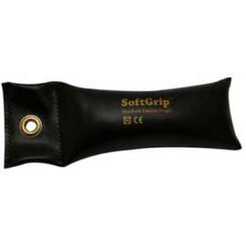 CanDo SoftGrip Hand Weight, 3 lb., Black
