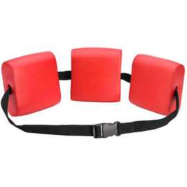 CanDo Swim Belt with Three Oval Floats, Red
