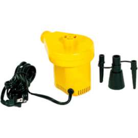 Electric Inflator and Deflator Pump For Inflatable Exercise Balls and Rolls