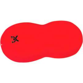 CanDo Inflatable Exercise Saddle Roll, Red, 28" Dia. x 47"L