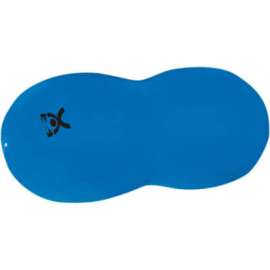 CanDo Inflatable Exercise Saddle Roll, Blue, 32" Dia. x 51"L