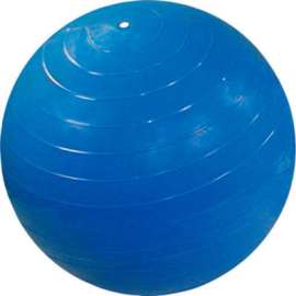 CanDo Inflatable Exercise Ball, Blue, 85 cm (34")