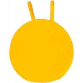 CanDo Inflatable Exercise Jump Ball, Yellow, 16" (40 cm)
