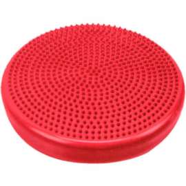 CanDo Inflatable Vestibular Seating/Standing Disc, 35 cm (14"), Red