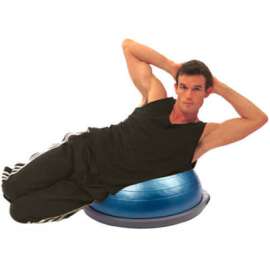 BOSU PRO Balance Trainer, 25" Dome with Pump, Owner's Manual, Training Manual and DVD