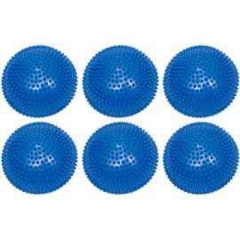 CanDo Inflatable Balance Stone, 33 cm (13") Diameter, Blue, Set of 6
