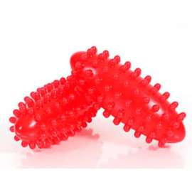 TOGU Bantoo Elliptical Roll, 4.3"L x 2" Diameter, Red, Set of 2