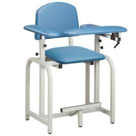 Clinton 66011 Lab X Series Extra-Tall Blood Drawing Chair with Padded Arms