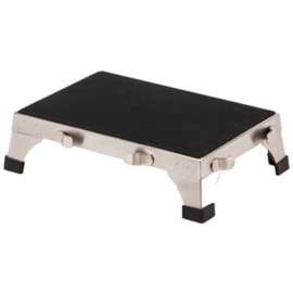 Clinton SS-190 Stainless Steel Stacking Step Stool, 18"W x 12"D x 5-1/4"H
