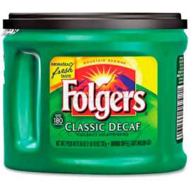 Folgers Custom Aroma Roast Coffee, Decaffeinated, 22.6 oz.