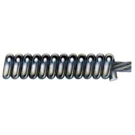 General Wire 100EM3 100'x1/2" Flexicore Cable w/ Male & Female Ends