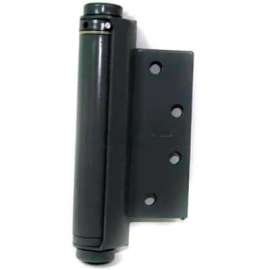 Ultra Hardware Double Action Spring Hinge, Sq. Corner, 6"L, 2.5mm, Brass/Us3