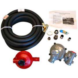 Heat Wagon Heater Installation Kit, Gray