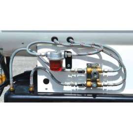 Heat Wagon External Tank Kit, Chrome