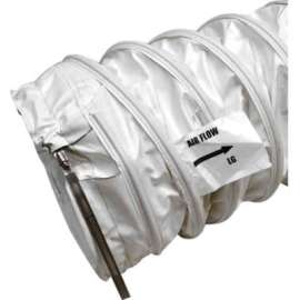 Heat Wagon 20" Dia. Long Heater Duct, 25'L, White